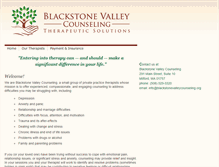 Tablet Screenshot of blackstonevalleycounseling.org